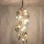 Подвесная люстра BlessLight Peacock Tail Copper 18063