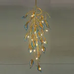Подвесная люстра BlessLight Peacock Tail Copper 18063