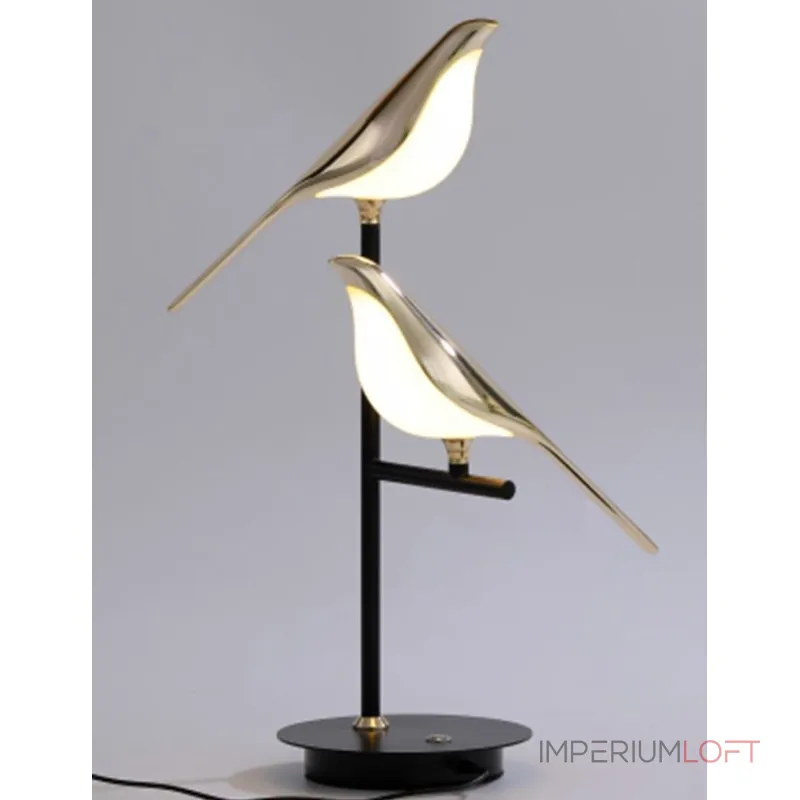 Лампа настольная BlessLight Golden Bird Double 18090