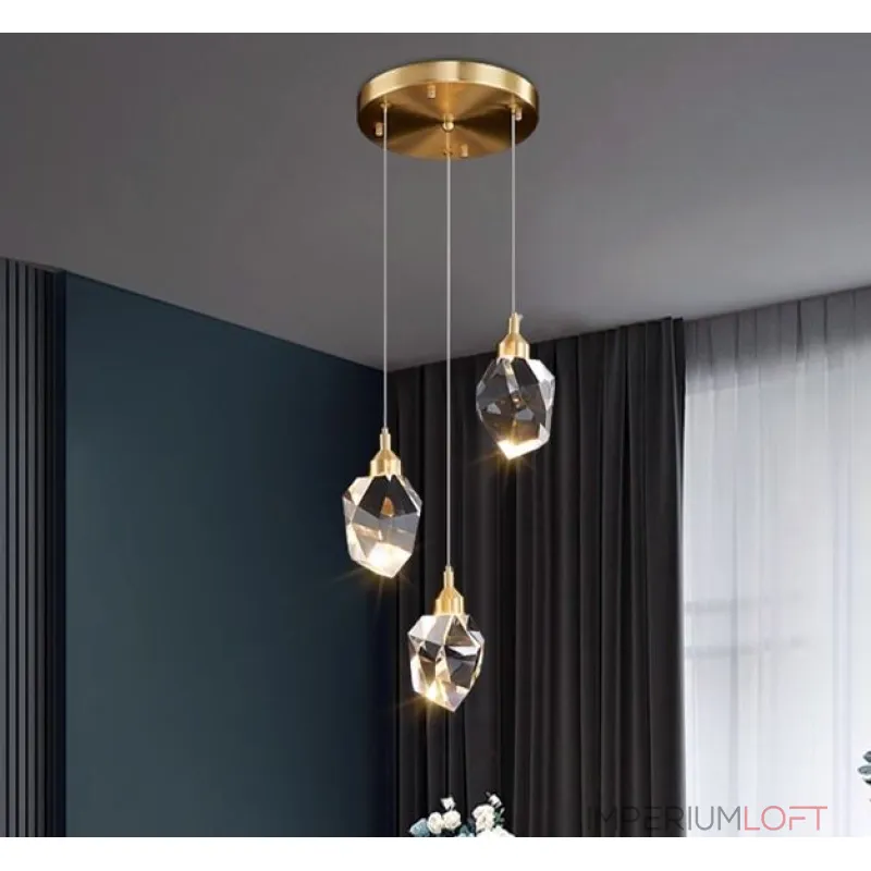 Подвесная люстра BlessLight Crystal Rock 3 18125 Подвесная люстра BlessLight Crystal Rock 3 18125