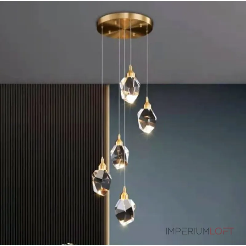 Подвесная люстра BlessLight Crystal Rock 5 18126 Подвесная люстра BlessLight Crystal Rock 5 18126