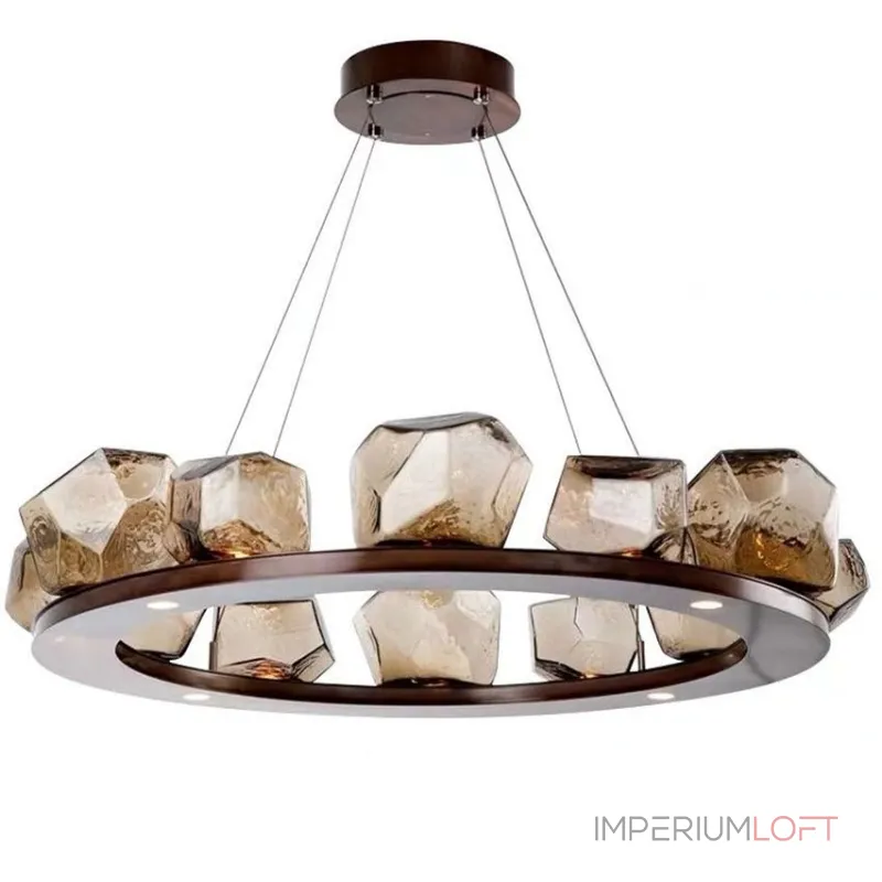 Подвесная люстра BlessLight 8 Gem Ring Chandelier 19028 Подвесная люстра BlessLight 8 Gem Ring Chandelier 19028