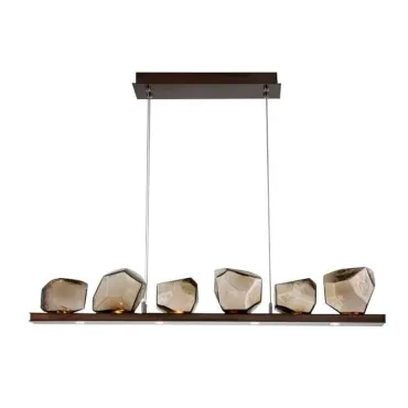 Подвесная люстра BlessLight 6 Gem Linear Suspension 19029 Подвесная люстра BlessLight 6 Gem Linear Suspension 19029
