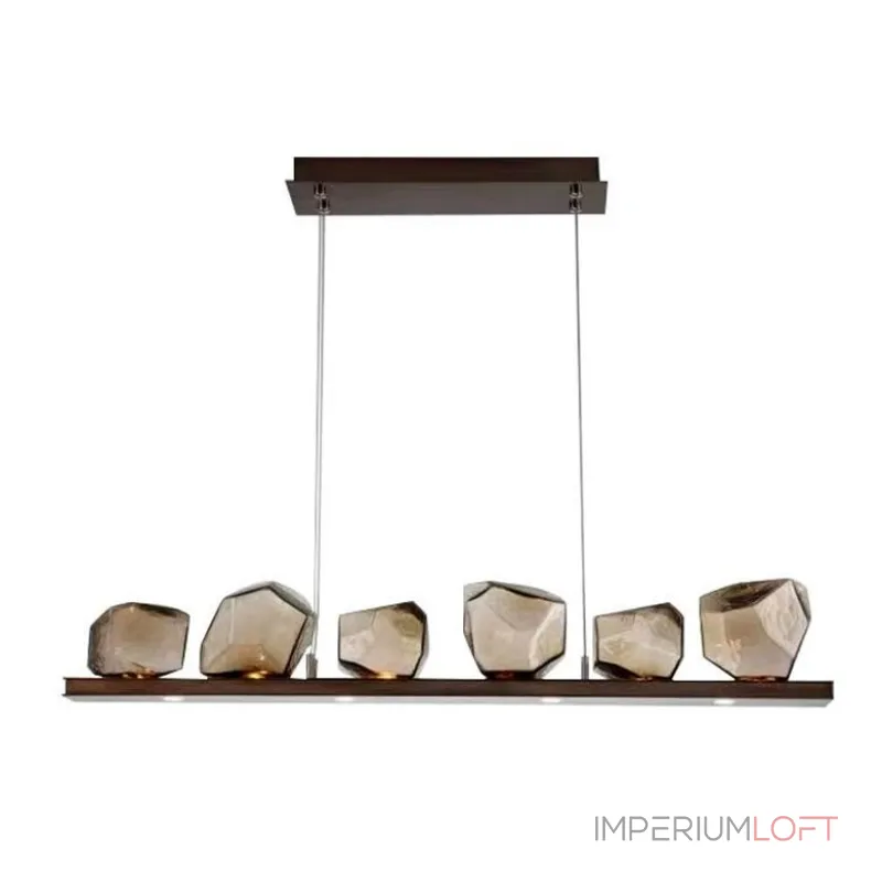 Подвесная люстра BlessLight 6 Gem Linear Suspension 19029 Подвесная люстра BlessLight 6 Gem Linear Suspension 19029