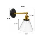 Бра BlessLight 20th c. Factory filament 6056–1W 20107
