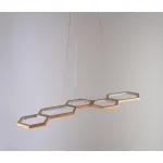 Подвесная люстра BlessLight Honeycombs Brass 20403