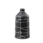 Ваза BlessLight White line narrow mouth 2042