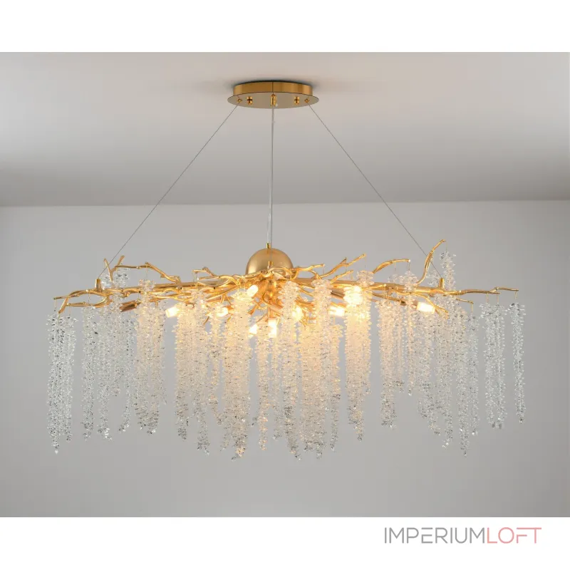 Подвесная люстра BlessLight Coral Crystals Long Copper II 20894