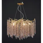 Подвесная люстра BlessLight Coral Crystals Round Copper II Color 20900