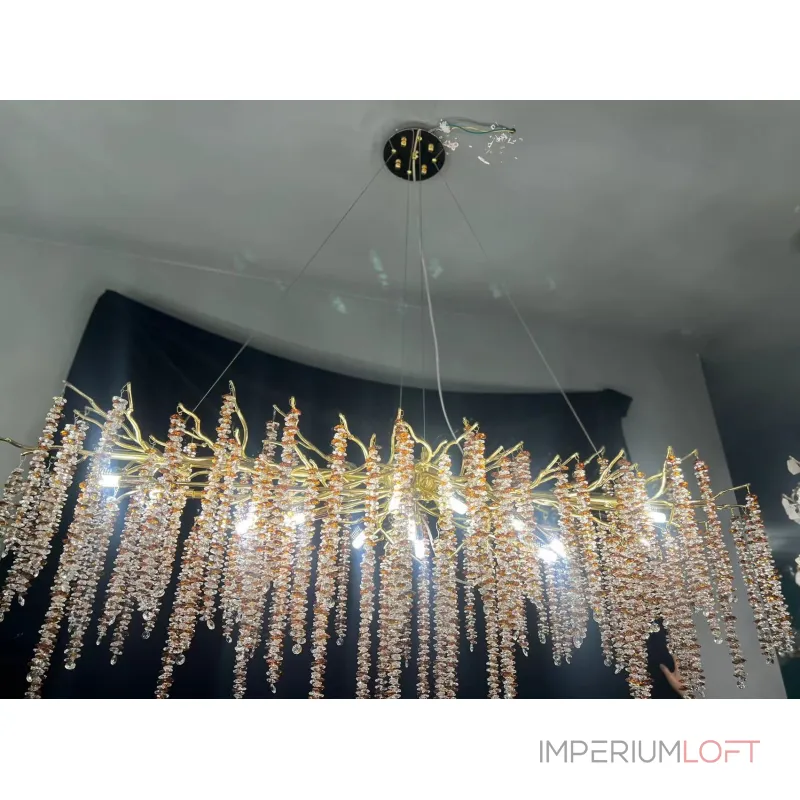 Подвесная люстра BlessLight Coral Crystals Long Copper II Color 20901 Подвесная люстра BlessLight Coral Crystals Long Copper II Color 20901