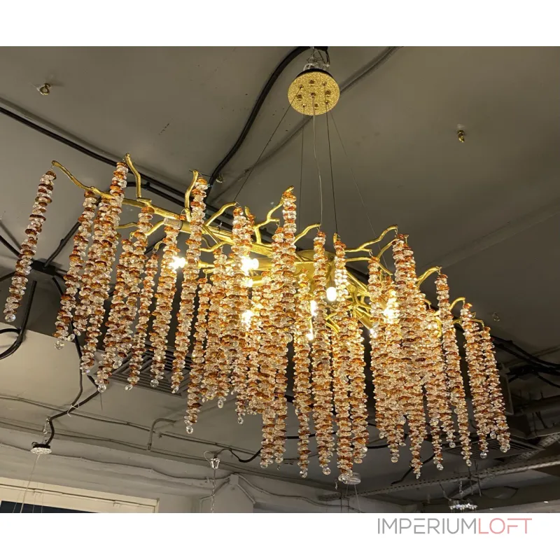 Подвесная люстра BlessLight Coral Crystals Long Copper II Color 20901 Подвесная люстра BlessLight Coral Crystals Long Copper II Color 20901