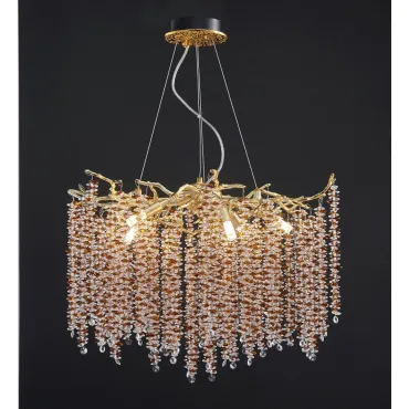 Подвесная люстра BlessLight Coral Crystals Round Copper II Color 20997