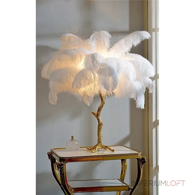 Лампа настольная BlessLight The Feather Table Lamp Silver 21396 Лампа настольная BlessLight The Feather Table Lamp Silver 21396