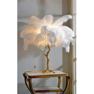 Лампа настольная BlessLight The Feather Table Lamp Silver 21397