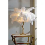 Лампа настольная BlessLight The Feather Table Lamp Silver 21399