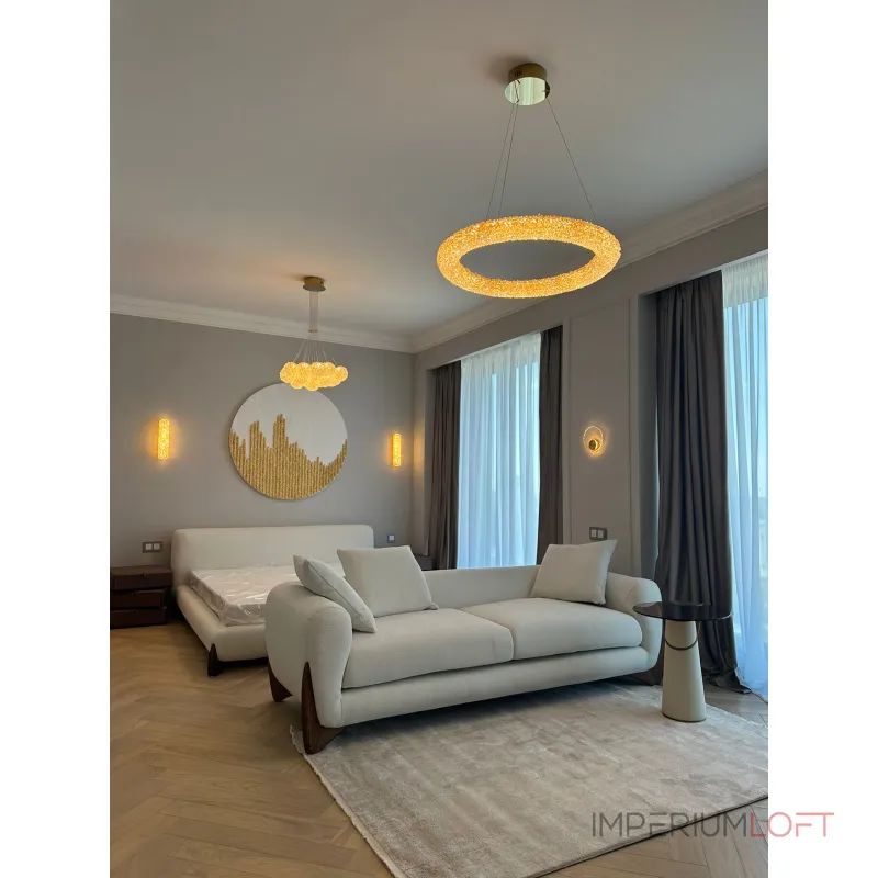 Подвесная люстра BlessLight Lorella Round Gold 21661