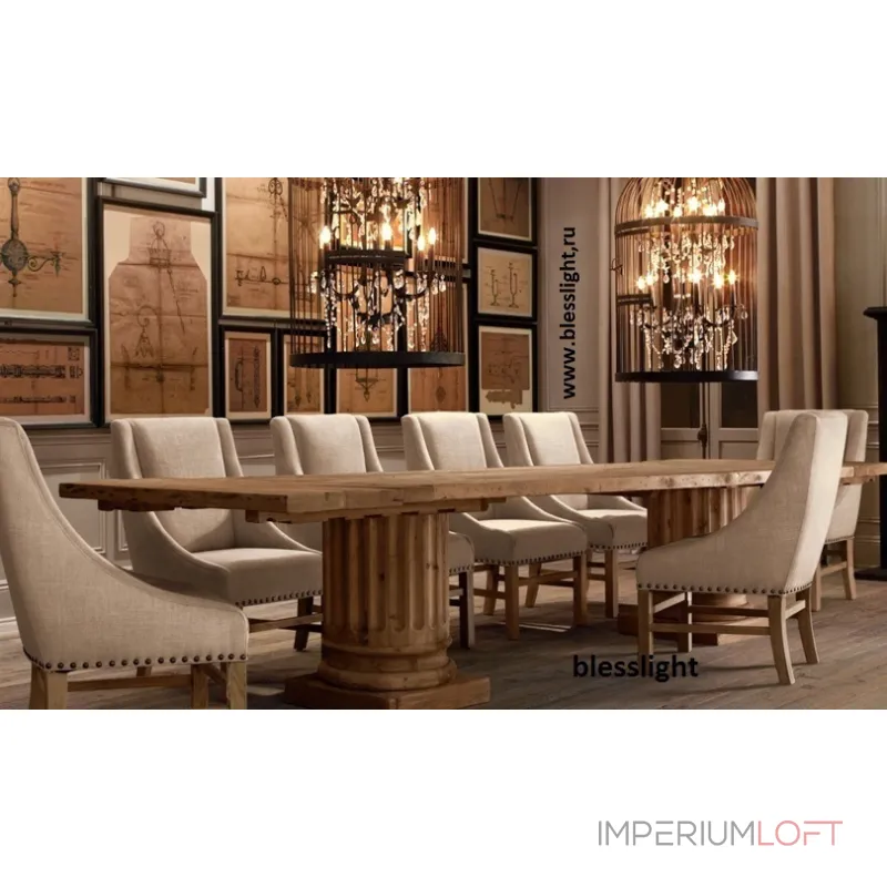 Люстра BlessLight Vintage birdcage 5006 30031 Люстра BlessLight Vintage birdcage 5006 30031