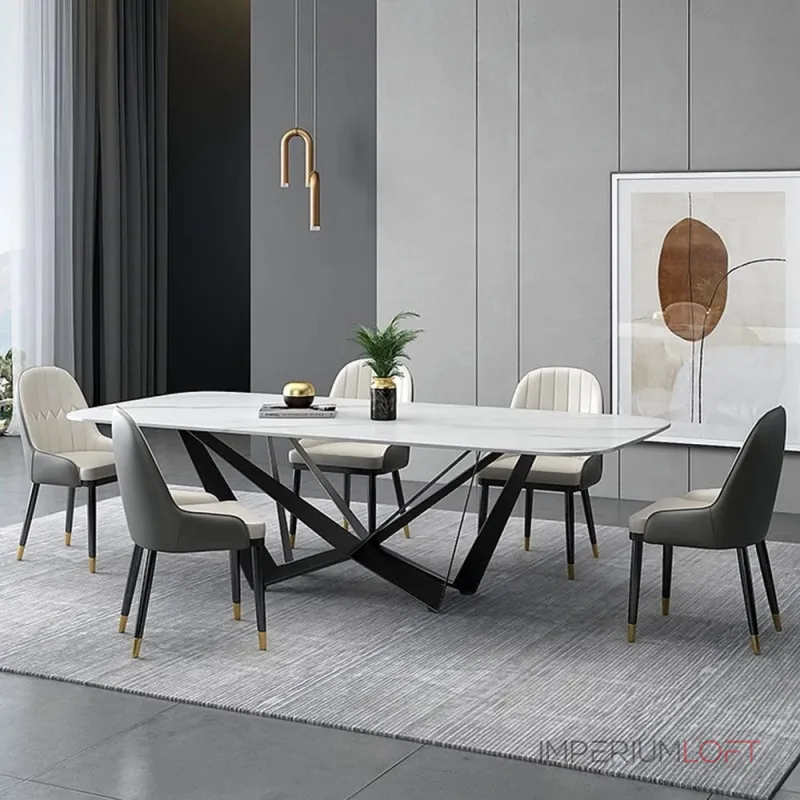 Стол обеденный BlessLight Scorpio Marble B5809 4006