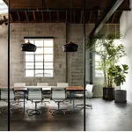 Кресло офисное BlessLight Eames Ribbed EA117 4028
