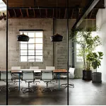 Кресло офисное BlessLight Eames Ribbed EA117 4030