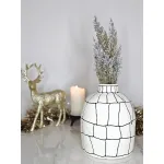 Ваза BlessLight Black line narrow mouth vase B 4051