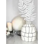 Ваза BlessLight Black line narrow mouth vase B 4051