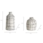 Ваза BlessLight Black line narrow mouth vase B 4051