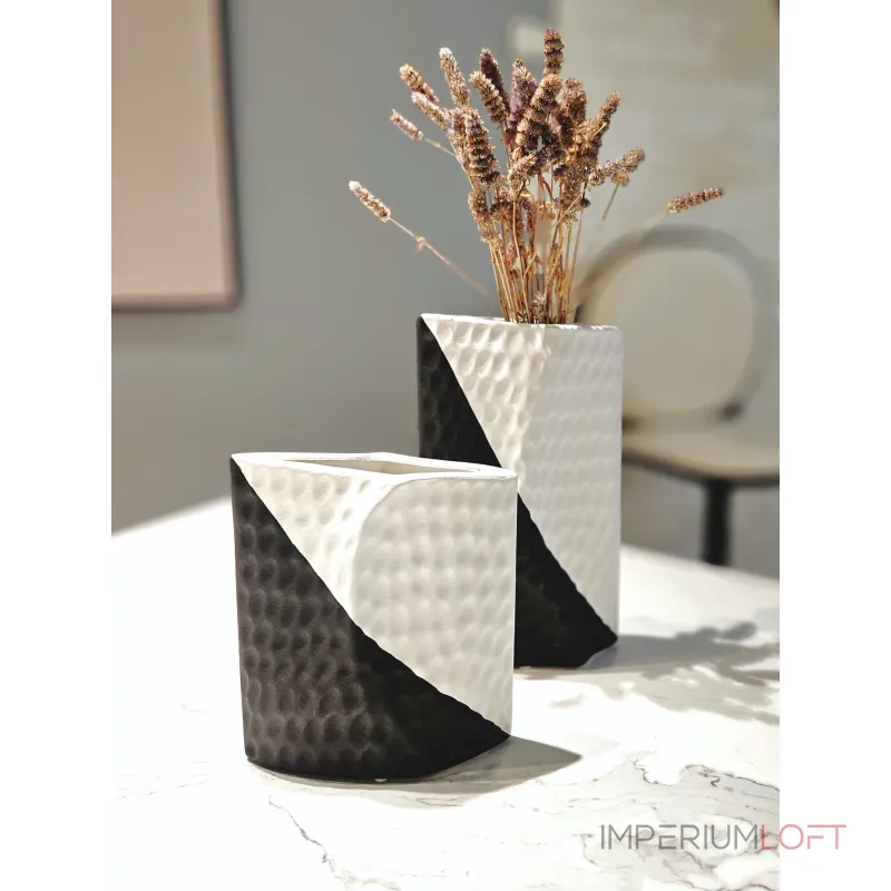 Ваза BlessLight Black and White Vase B 4054
