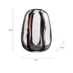 Ваза BlessLight Black strip vase 4058