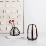 Ваза BlessLight Black strip vase 4058