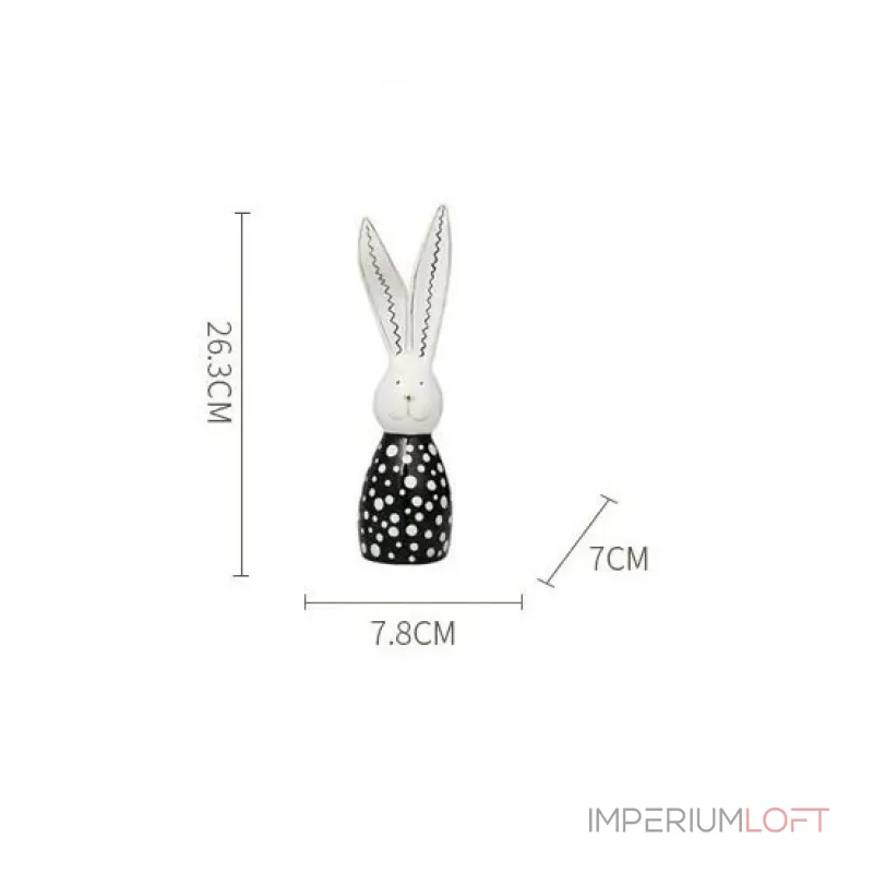 Статуэтка BlessLight Dot rabbit white 4094