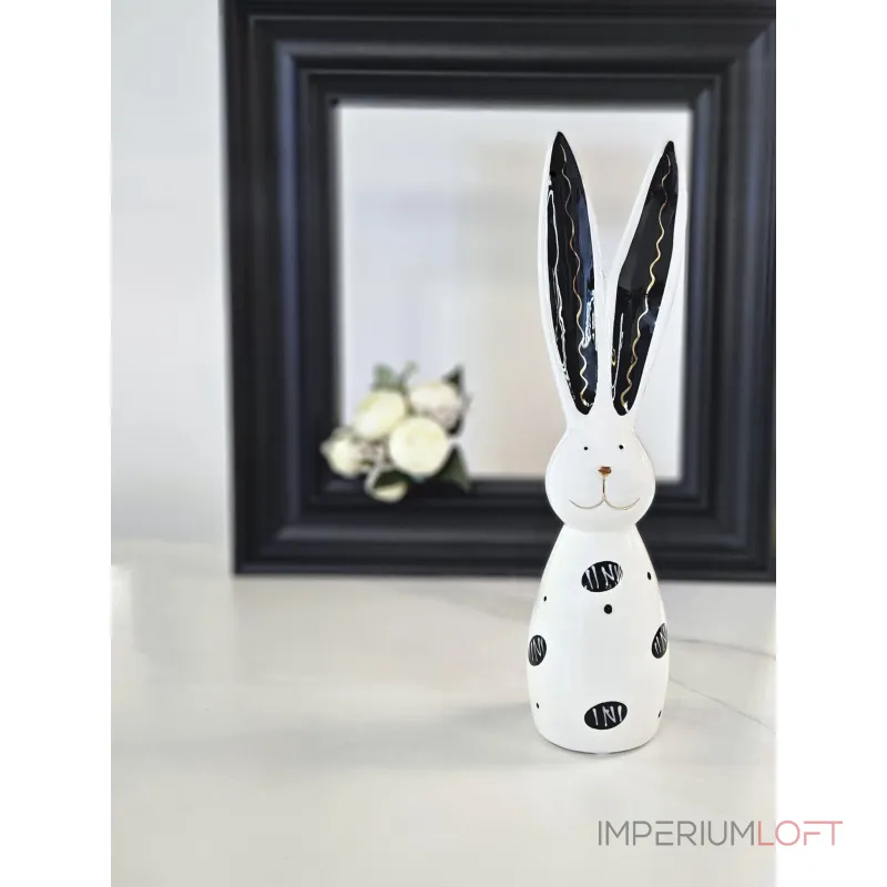Статуэтка BlessLight Long ear rabbit black 4095