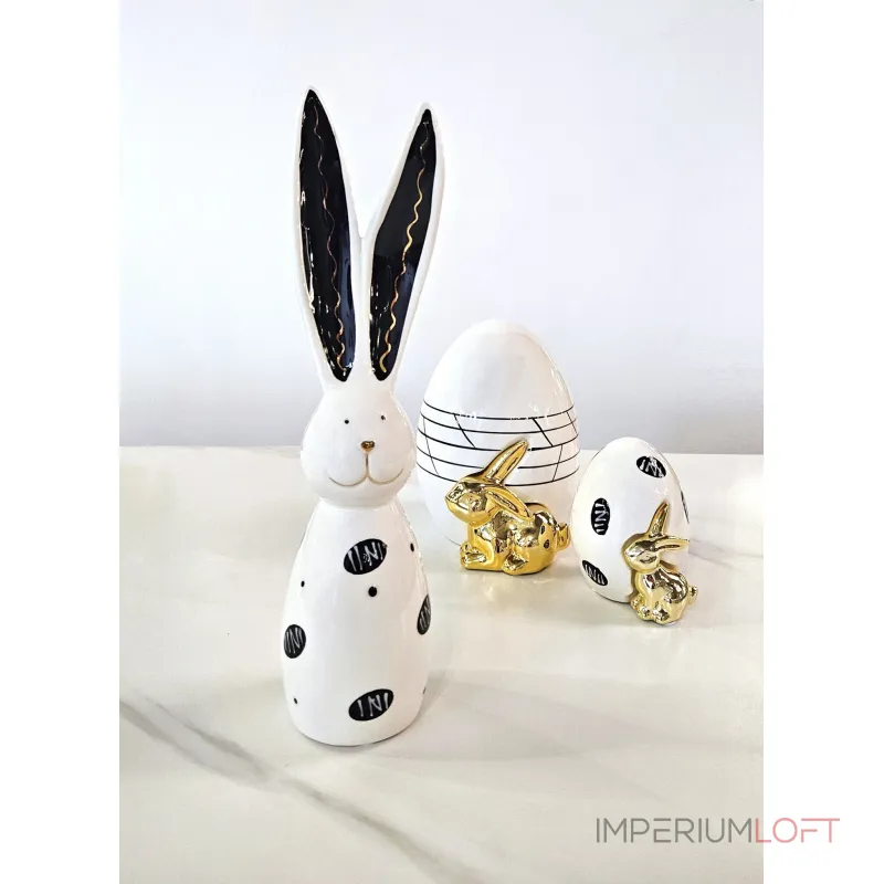 Статуэтка BlessLight Long ear rabbit black 4095