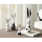 Статуэтка BlessLight Long ear rabbit black 4095