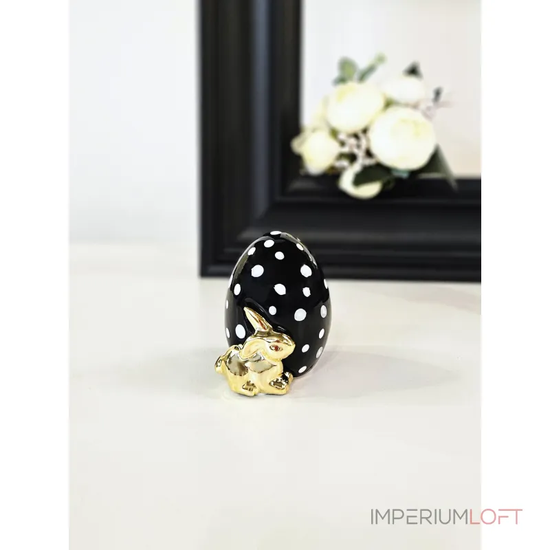Статуэтка BlessLight Easter Rabbit Egg black 4098