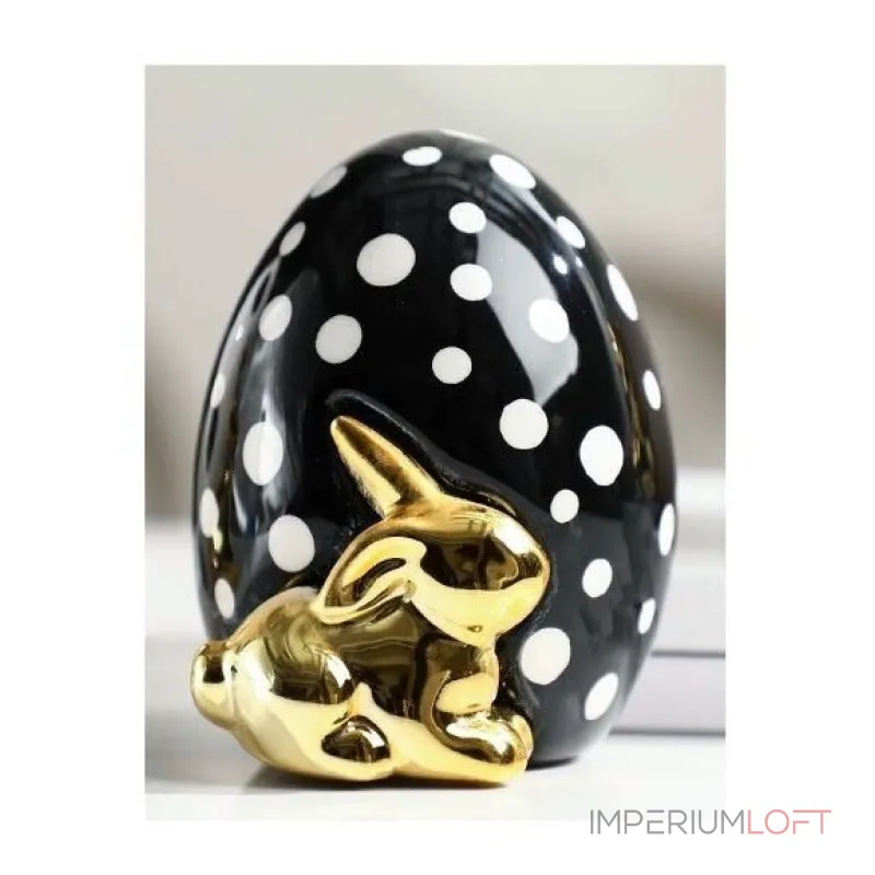 Статуэтка BlessLight Easter Rabbit Egg black 4098