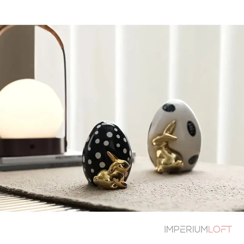 Статуэтка BlessLight Easter Rabbit Egg black 4098