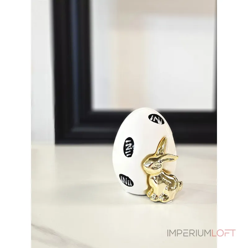 Статуэтка BlessLight Easter Rabbit Egg white 4099