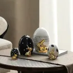 Статуэтка BlessLight Line Rabbit egg 4101