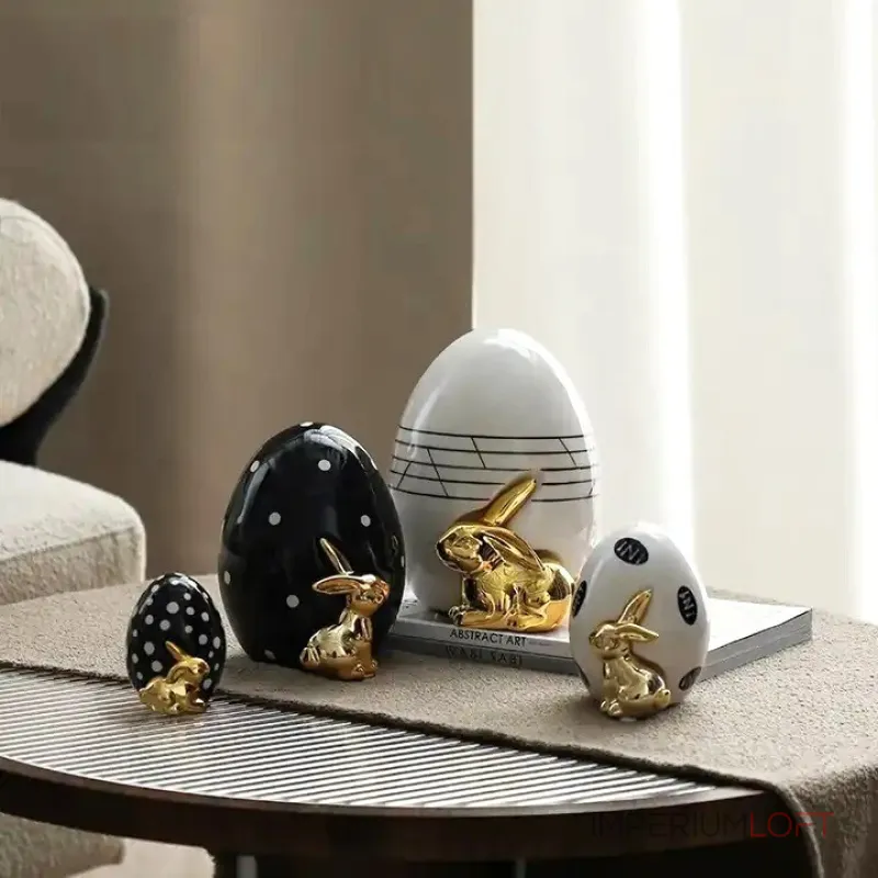 Статуэтка BlessLight Line Rabbit egg 4101