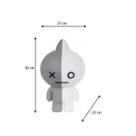 Статуэтка BlessLight BT21 Figure Pup Pet Grey 4117