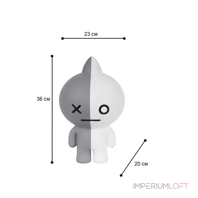 Статуэтка BlessLight BT21 Figure Pup Pet Grey 4117