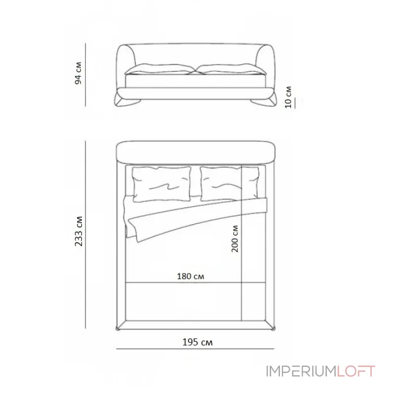 Кровать BlessLight Softbay M 4121 Кровать BlessLight Softbay M 4121