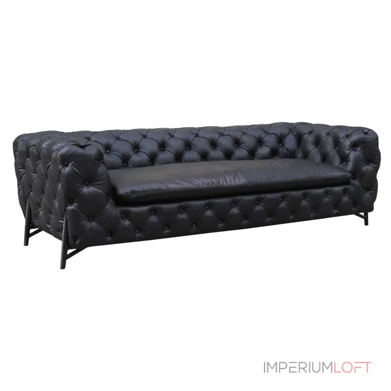 Диван BlessLight Chesterfield Baroque Vintage Leather 3 Seater 4135