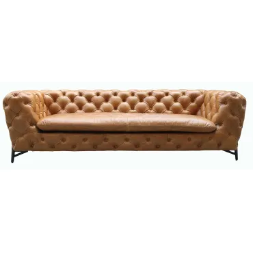 Диван BlessLight Chesterfield Baroque Vintage Leather 3 Seater 4137 Диван BlessLight Chesterfield Baroque Vintage Leather 3 Seater 4137