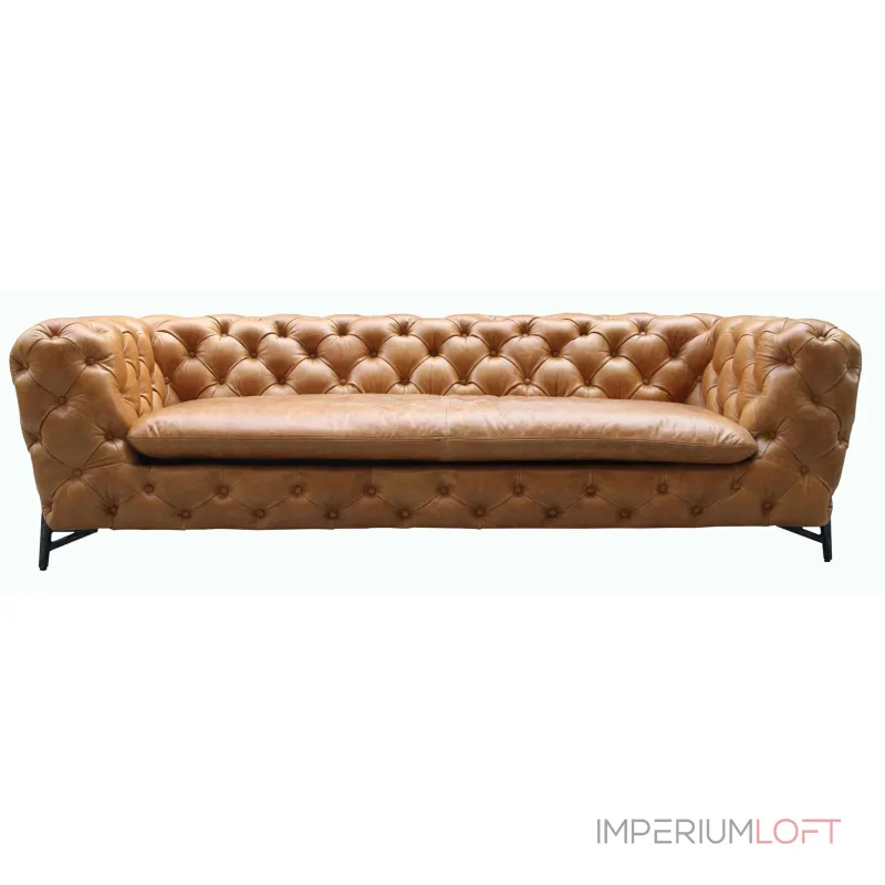 Диван BlessLight Chesterfield Baroque Vintage Leather 3 Seater 4138 Диван BlessLight Chesterfield Baroque Vintage Leather 3 Seater 4138