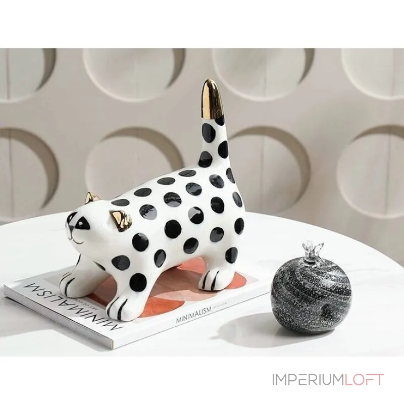Статуэтка BlessLight Golden ear polka-dot cat 4144