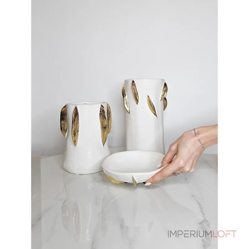 Чаша BlessLight Round golden scale fruit bowl 4154 Чаша BlessLight Round golden scale fruit bowl 4154