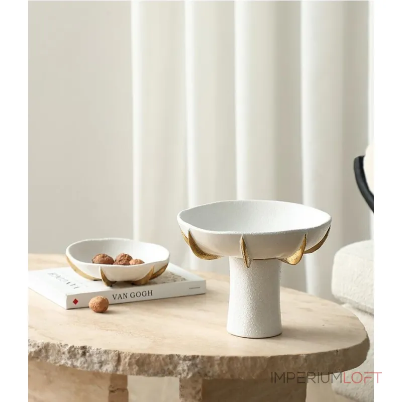 Чаша BlessLight Round golden scale fruit bowl 4154 Чаша BlessLight Round golden scale fruit bowl 4154