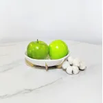 Чаша BlessLight Round golden scale fruit bowl 4154